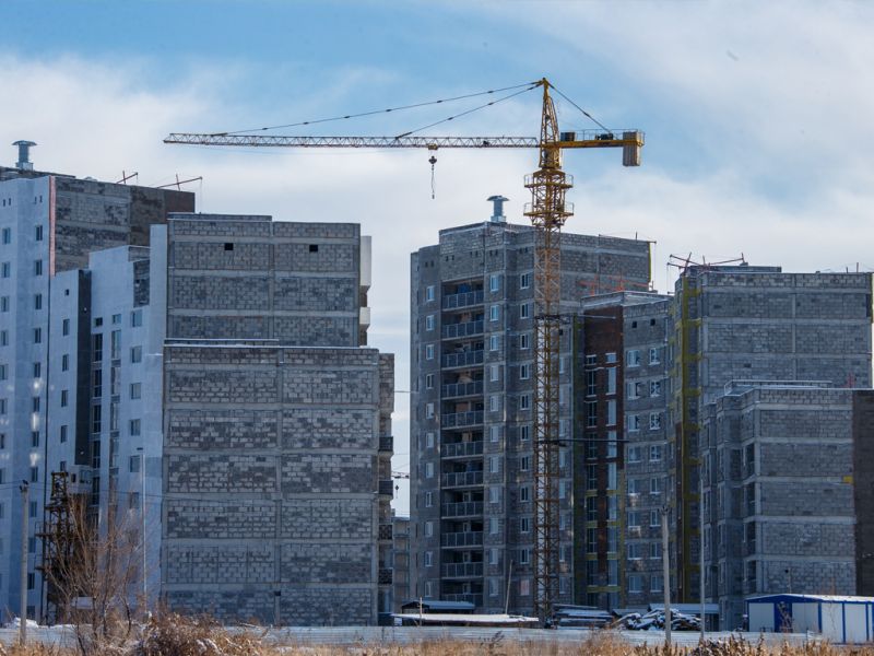 Самые высокие показатели ввода жилья отмечаются в Астане, Алматы и двух областях