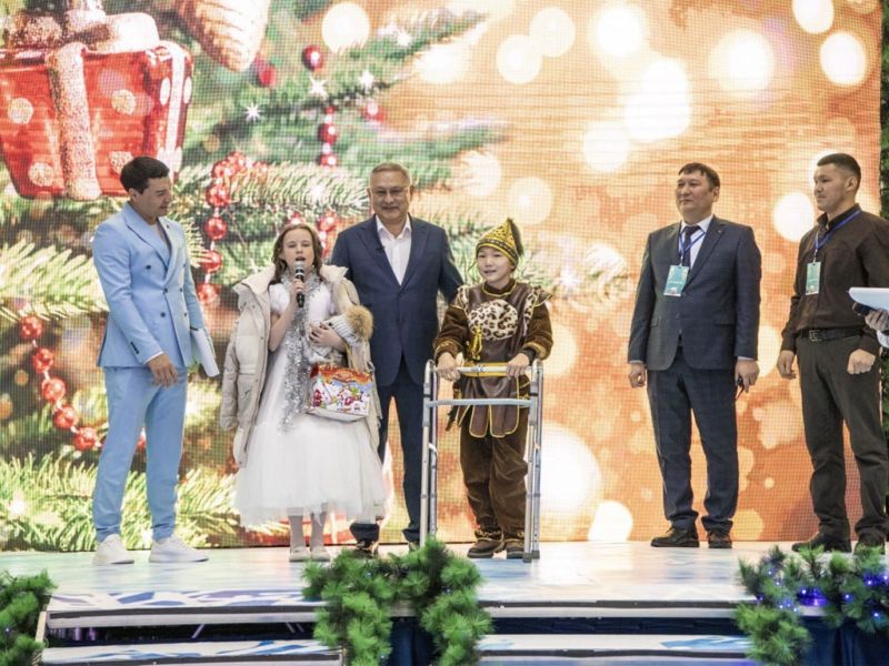 Президентская елка для детей прошла в Жетісу