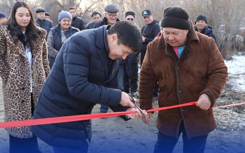 В Талдыкоргане мост в дачном массиве сдали в эксплуатацию