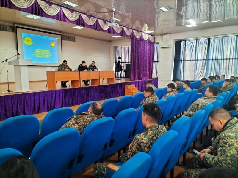 Антикор области Жетiсу проводит встречи с военными