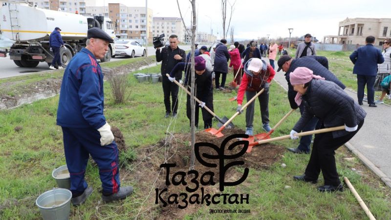 «Таза Қазақстан»: Талдыкорган становится чище и зеленее