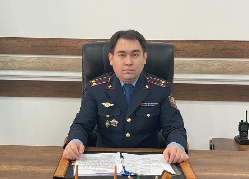 Начальник полиции города Талдыкоргана проводит прием граждан