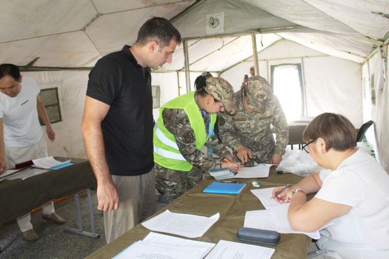 В Талдыкоргане стартовали сборы военнообязанных