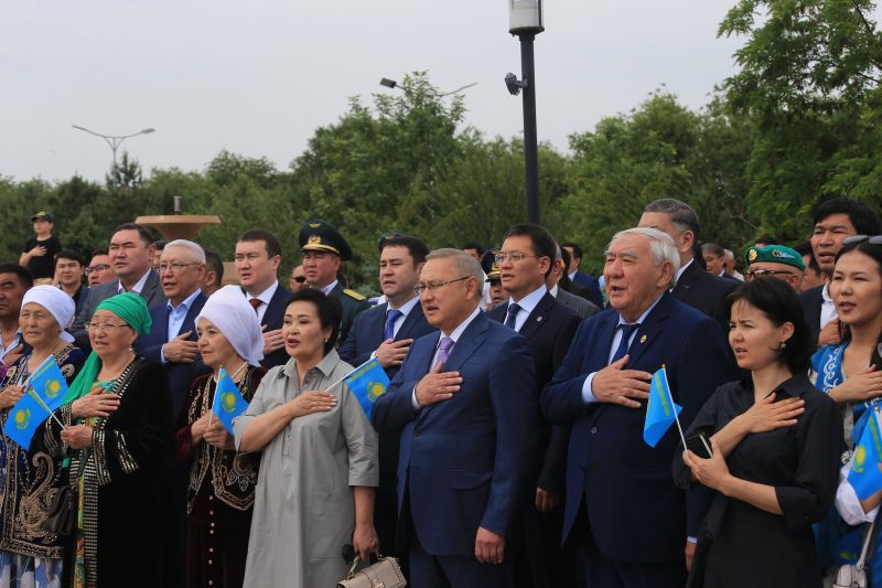 В Талдыкоргане прошла патриотическая акция