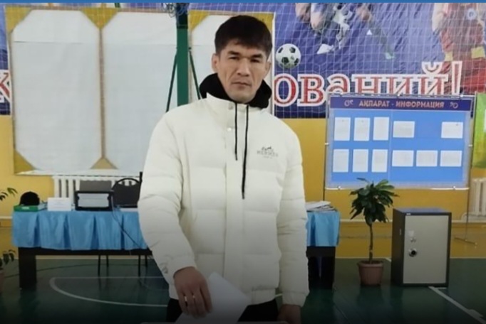 Первый избиратель в Сарканском районе - серебряный призёр Азиатских параигр Асылан Нурдаулетулы