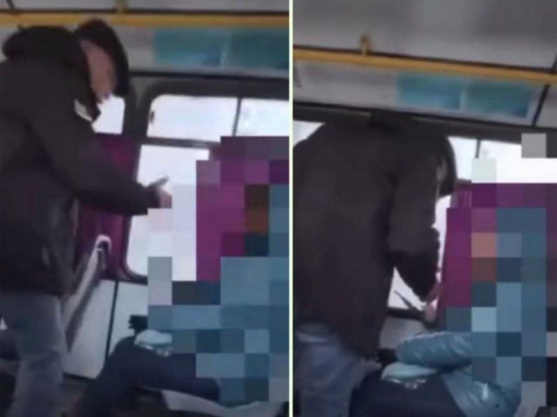 В Талдыкоргане водитель автобуса нагрубил пассажиру - видео