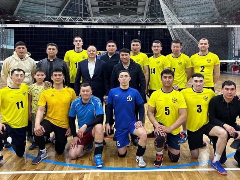 Сборная полиции Жетісу по волейболу стала лучшей среди команд силовых структур региона