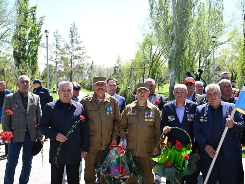 В Талдыкоргане почтили память героев-ликвидаторов Чернобыльской аварии