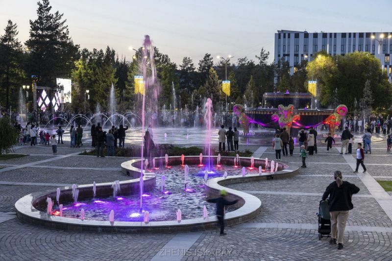 В Талдыкоргане открыт фонтанный сезон