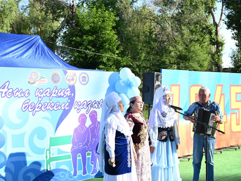 Конкурс военно-патриотической песни «Тағзым» объединил старшее поколение талдыкорганцев