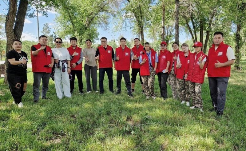 Активисты НПК области Жетісу поддержали экоакцию «Таза өлке»