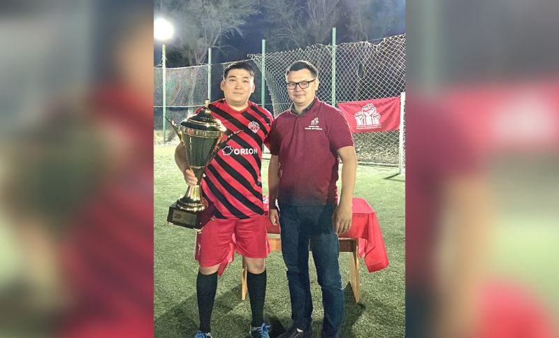 Футбольный турнир в Талдыкоргане собрал молодежь на 20-летие Народной партии