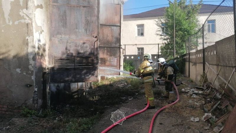 В Талдыкоргане ликвидирован пожар на швейной фабрике