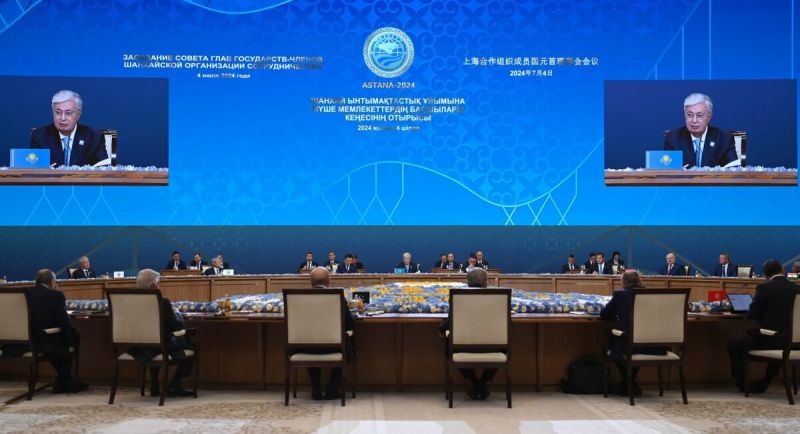 Касым-Жомарт Токаев выступил на заседании Совета глав государств – членов ШОС