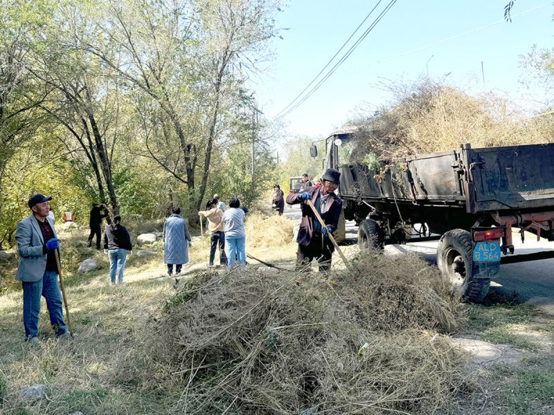 Таза Қазақстан: Текелийцы со всей ответственностью относятся к чистоте в городе