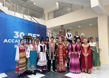 В Талдыкоргане дети разных национальностей показали пример дружбы и согласия