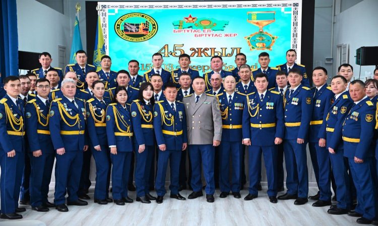 Войсковая часть 15603 Уштобинского гарнизона отметила своё 45-летие