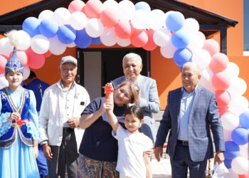 Области Жетісу — 3 года: Более 20 семей Аксуского района обрели крышу над головой