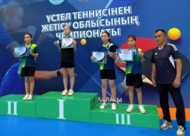 Итоги чемпионата по настольному теннису подведены в Жетісу