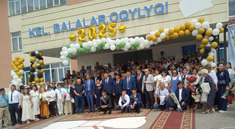 Свой 60-летний юбилей отметила СШ им. Панфилова Кербулакского района