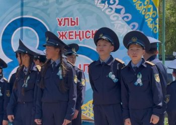 Концерт ко Дню Победы с участием кадетов прошел в Талдыкоргане