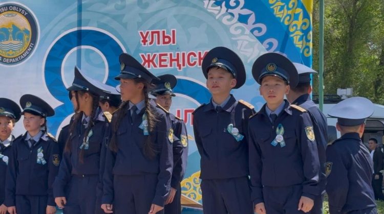 Концерт ко Дню Победы с участием кадетов прошел в Талдыкоргане