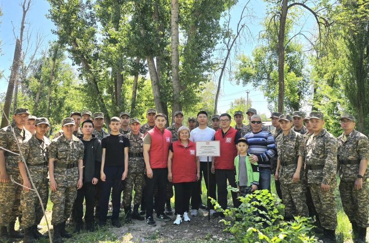 Аллея памяти героям ВОВ появилась в Талдыкоргане