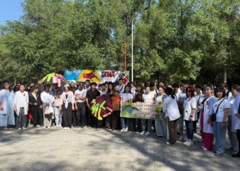 Талдыкорганцы почтили память жертв СПИДа