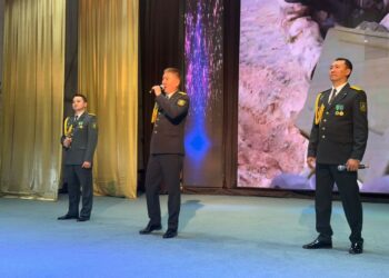 Столичный ансамбль Погранслужбы КНБ РК прибыл с гастролями в Жетісу