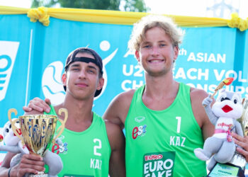 Золото на молодежном ЧА по пляжному волейболу за Казахстаном