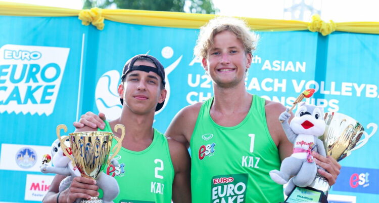 Золото на молодежном ЧА по пляжному волейболу за Казахстаном