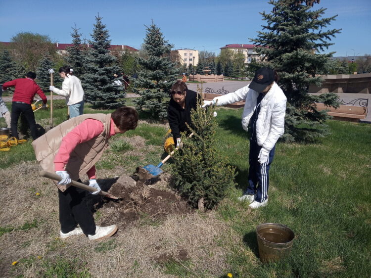 «Таза Қазақстан»: Зеленей, наш край родной