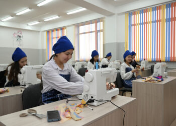 Школу, понравившуюся Президенту, посетили журналисты в Талдыкоргане