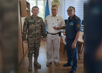 Ветеран военной медицины Жетісу награжден ведомственной медалью