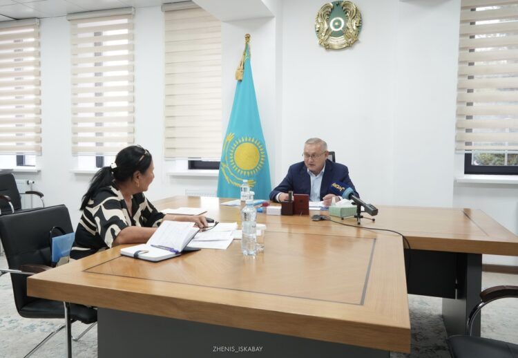 Бейбит Исабаев провел прием граждан