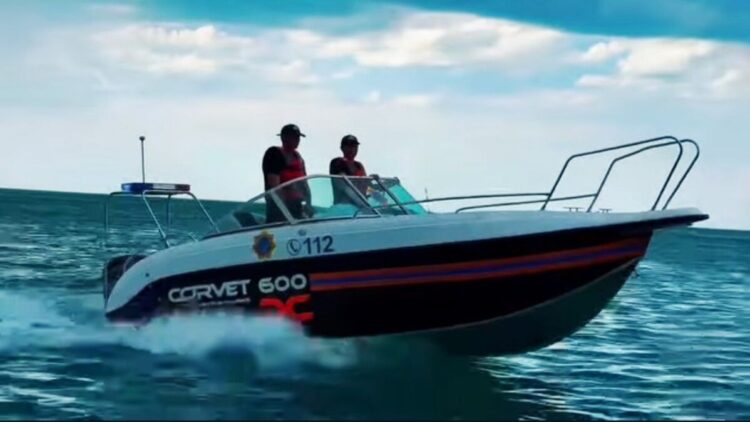 Современный катер Corvet 600 пополнил флот спасателей Жетісу