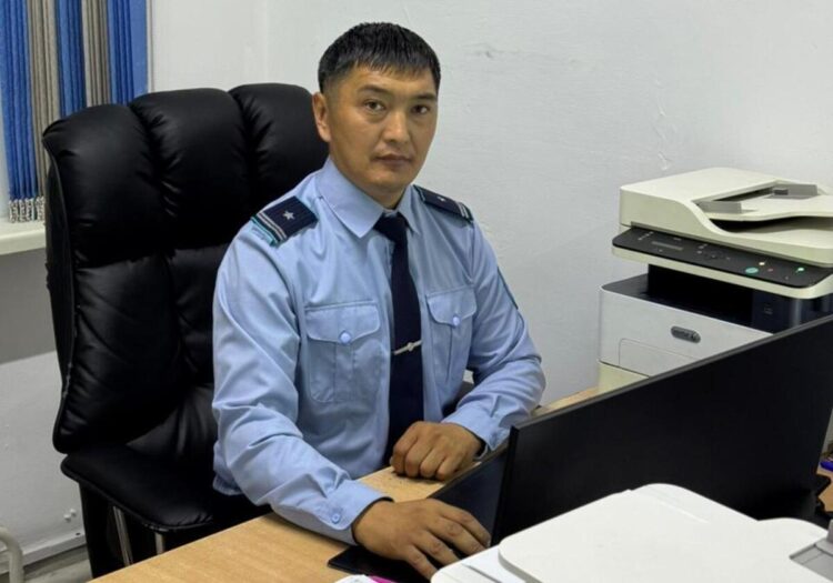 О детской мечте стать полицейским рассказал следователь Ерлан Баймухамбетов