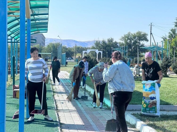 Экоакцию в особом формате провели в Жетiсу