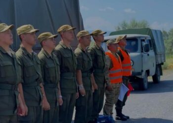 Пограничники Алакольского района преодолели учебный автомарш