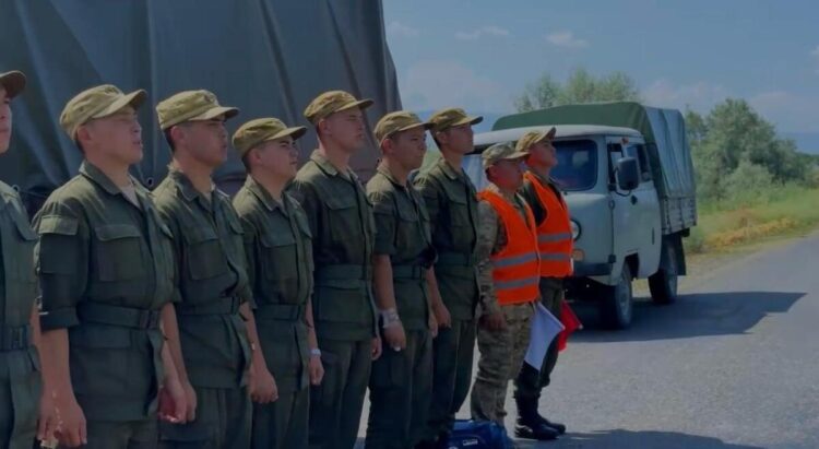 Пограничники Алакольского района преодолели учебный автомарш