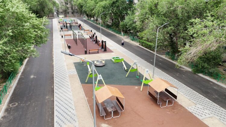 Талдыкорган обновляется и благоустраивается