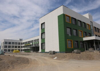 В Алакольском районе строится «Комфортная школа» на 600 мест