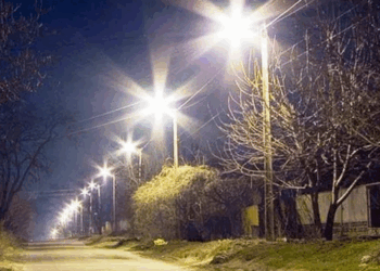 Уличные фонари зажглись в селах Коксуского района