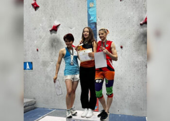 Спортсменка из Жетісу завоевала серебро на Кубке Казахстана по скалолазанию