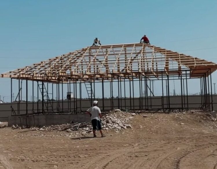 В Коксуском районе полным ходом идет строительство соцобъектов