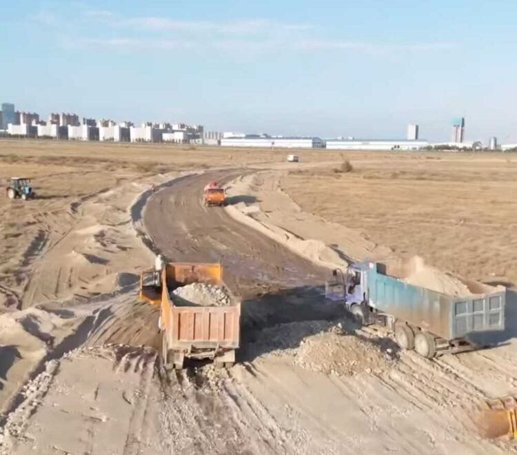 Идет реконструкция дороги «Алматы-Шелек-Хоргос» – граница РК «Нур Жолы»