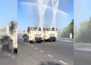 Фонтаны в движении талдыкорганцы восприняли на «ура»