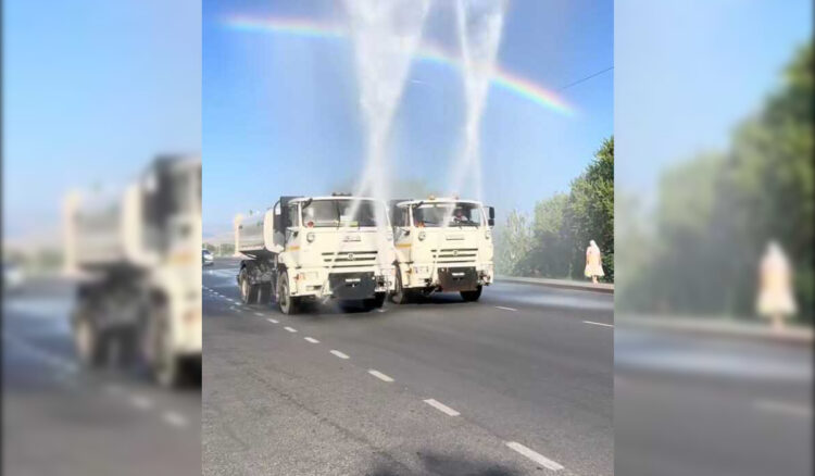 Фонтаны в движении талдыкорганцы восприняли на «ура»