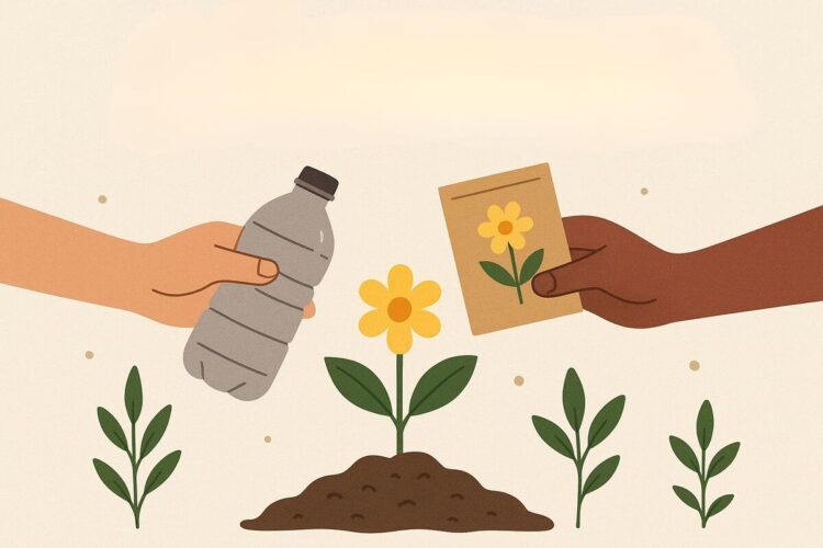 Проект «Обменяй мусор на мотивацию» реализуется в Текели