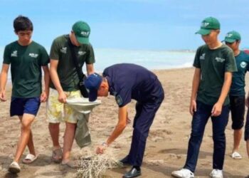 Экоакция «Таза Жағалау» организована на побережье Балхаша